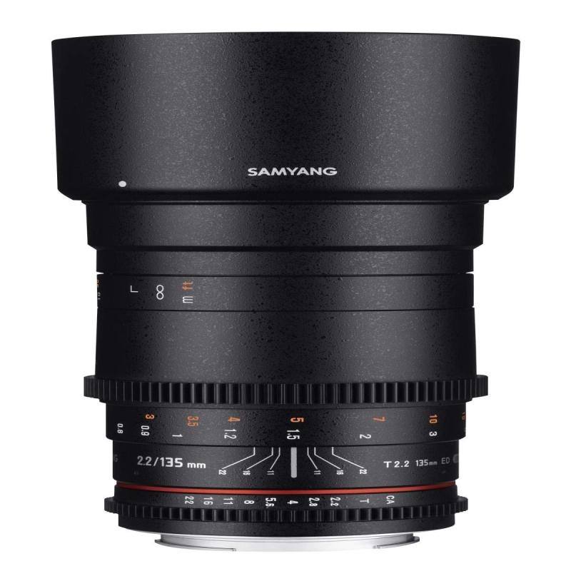 【中古】SAMYANG 動画用単焦点中望遠レンズ VDSLR 135mm T2.2 ソニーαA用 フルサイズ対応 883973｜カメラFanks-PROShop2nd店