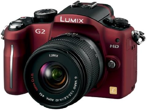 【中古】Panasonic デジタル一眼カメラ G2レンズキット(14-42mm/F3.5-5.付属) コンフォートレッド レッド DMC-G2K-R カメラ 中古 人気 おすすめ 高画質