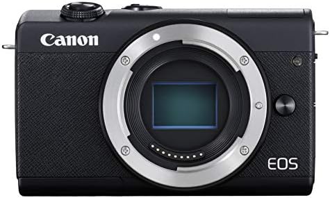 【中古】Canon 銀鏡受け答え一眼写真機 EOS M200 黒いこと 上半身 黒いこと EOSM200BK-BODY 写真機 中古 一般受け おすすめ 高画質
