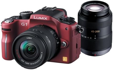 【中古】パナソニック デジタル一眼カメラ LUMIX (ルミックス) レッド G1 Wレンズキット コンフォートレッド DMC-G1W-R カメラ 中古 人気 おすすめ 高画質