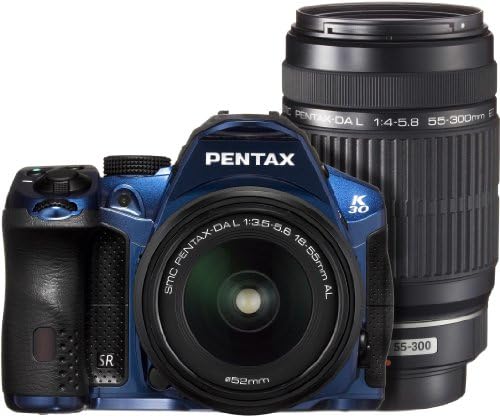 【中古】PENTAX デジタル一眼レフカメラ K-30 ダブルズームキット ブルー [DAL18-55mm・DAL55-300mm] クリスタルブルー K-30WZK C-BL 15770 カメラ 中古 人気 おすすめ 高画質