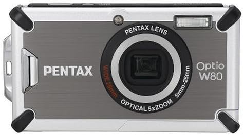 【中古】PENTAX 防水デジタルカメラ OPTIO (オプティオ) W80 ガンメタルグレー 1200万画素 光学5倍ズーム OPTIOW80GG カメラ 中古 人気 おすすめ 高画質｜カメラFanks-PROShop2nd店