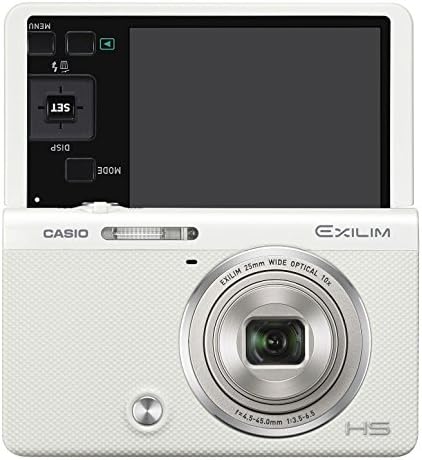 【中古】CASIO デジタル写真機 EXILIM EX-ZR70WE 白いこと 「自分自身撮りチルト液晶」 「メイクアップ\u0026セルフィーアート」 EXZR70 白いこと 写真機 中古 一般受け おすすめ 高画質
