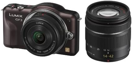 【中古】パナソニック ミラーレス一眼カメラ LUMIX GF3 ダブルレンズキット センシュアルブラウン DMC-GF3W-T カメラ 中古 人気 おすすめ 高画質