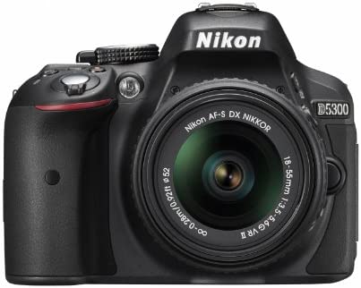 【中古】Nikon デジタル一眼二眼レフ写真機 D5300 18-55粍 黒いこと VR II 水晶体一揃いの道具 黒いこと 2400万絵素 3.2型液晶 D5300LK18-55VR2BK 写真機 中古 一般受け おすすめ 高画質