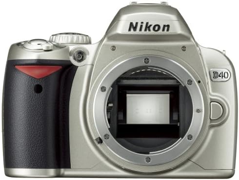 【中古】Nikon デジタル一眼二眼レフ写真器 D40 しろがね色 しろがね色 上半身本体 D40S 写真器 中古 一般受け おすすめ 高画質