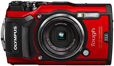 【中古】OLYMPUS デジタル写真機 Tough TG-5 赤いこと 赤いこと 1200万絵素CMOS F2.0 15m 雨合羽 100kgf耐荷重 GPS+陰電子羅針儀\u0026内蔵Wi-Fi TG-5 RED 写真機 中古 一般受け おすすめ 高画質