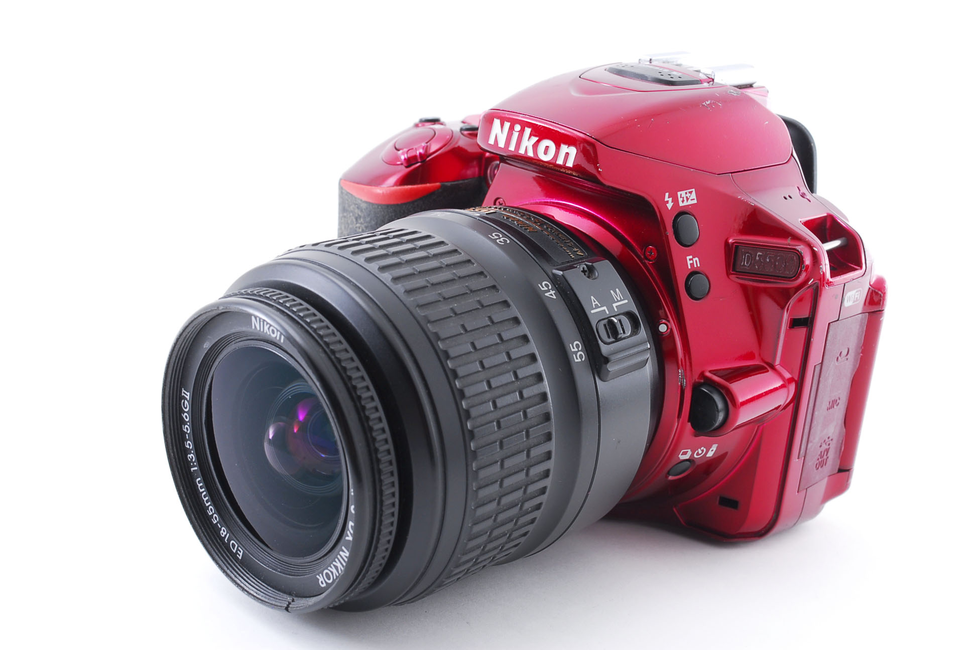 【中古】Nikon D5500 レンズセット レッド レッド [993] カメラ 中古 人気 おすすめ 高画質