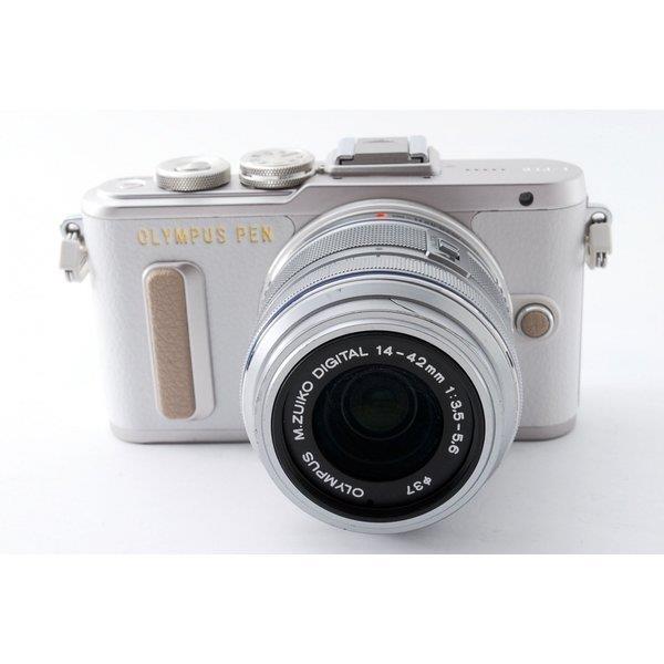 【中古】オリンパス OLYMPUS E-PL8 ホワイト ホワイト レンズセット 美品 カメラ 中古 人気 おすすめ 高画質|カメラFanks-PROShop2nd店