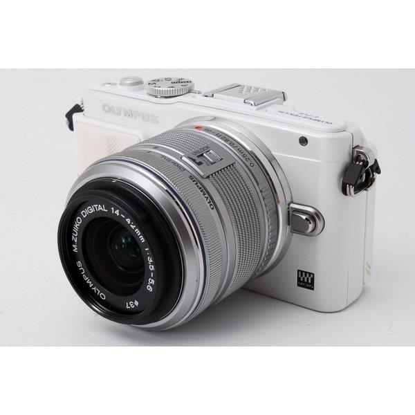 【中古】オリンパス OLYMPUS E-PL6 ホワイト ホワイト レンズキット 美品 外付けフラッシュ付き カメラ 中古 人気 おすすめ 高画質｜カメラFanks-PROShop2nd店