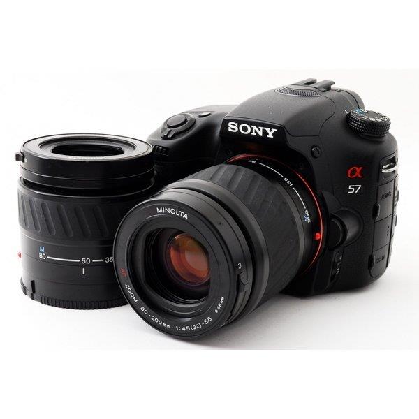 楽天市場】【中古】ソニー SONY α57 SLT-A57 標準&望遠ダブルズーム