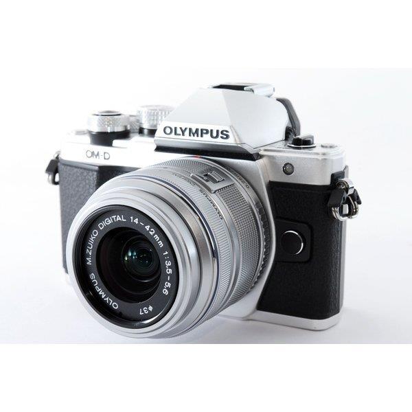 【中古】オリンパス OLYMPUS OM-D E-M10 シルバー Mark II レンズセット シルバー 美品 カメラ 中古 人気 おすすめ 高画質