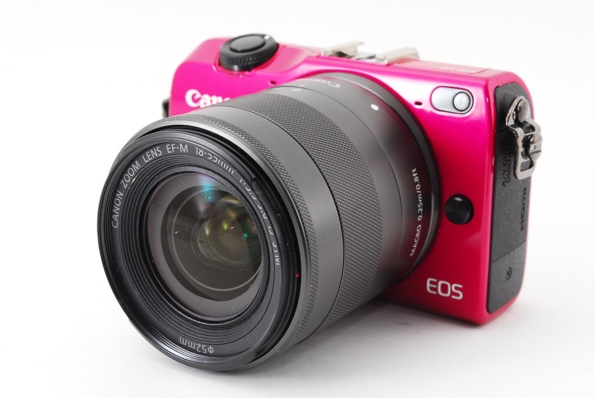 楽天市場】【中古】キヤノン Canon EOS M2 レッド レンズキット 美品 