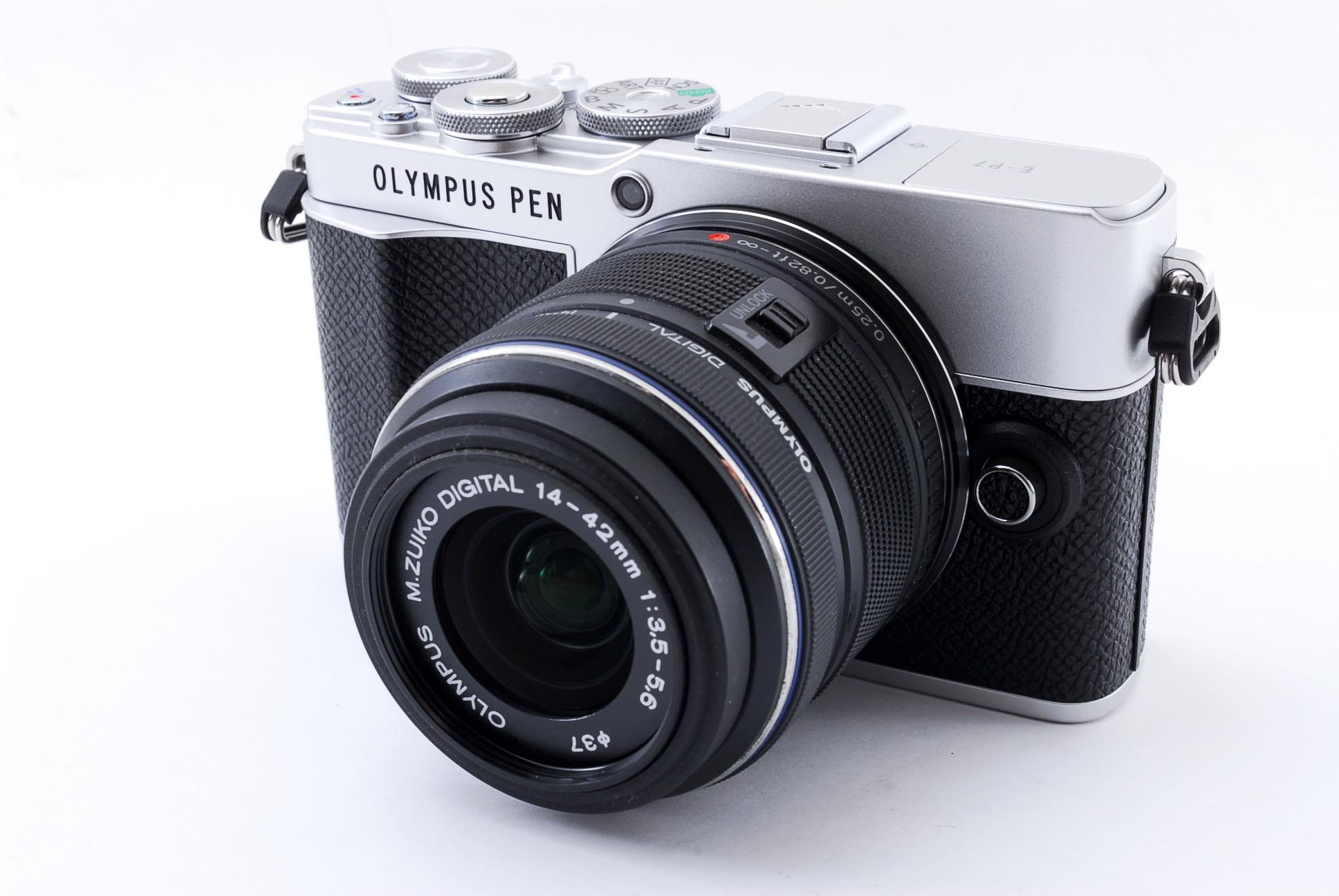 【中古】オリンパス Olympus E-P7 水晶体仕掛ける しろがね色 しろがね色 [999] 写真機 中古 一般受け おすすめ 高画質