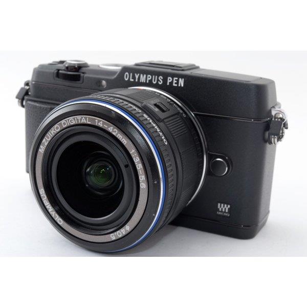 【中古】オリンパス OLYMPUS E-P5 水晶体仕かける 黒いこと 黒いこと 美品 スマホへ移らす 手ぶれ手を加える 同盟罷業一巡り付き添い人 写真器 中古 一般受け おすすめ 高画質