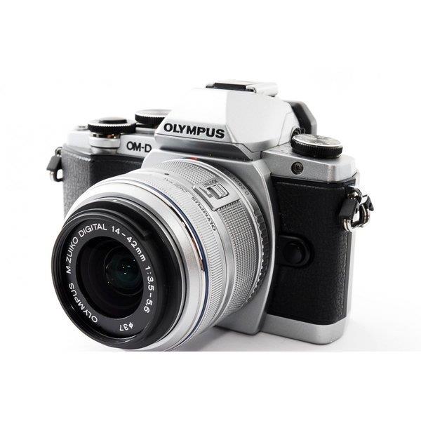 【中古】オリンパス OLYMPUS OM-D E-M10 シルバー シルバー レンズセット 美品 カメラ 中古 人気 おすすめ 高画質