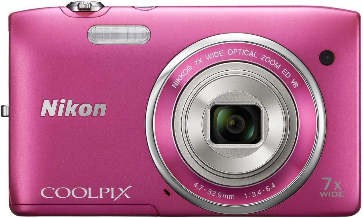 【中古】Nikon デジタルカメラ COOLPIX S3500 光学7倍ズーム 有効画素数 2005万画素 ストロベリーピンク S3500PK カメラ 中古 人気 おすすめ 高画質
