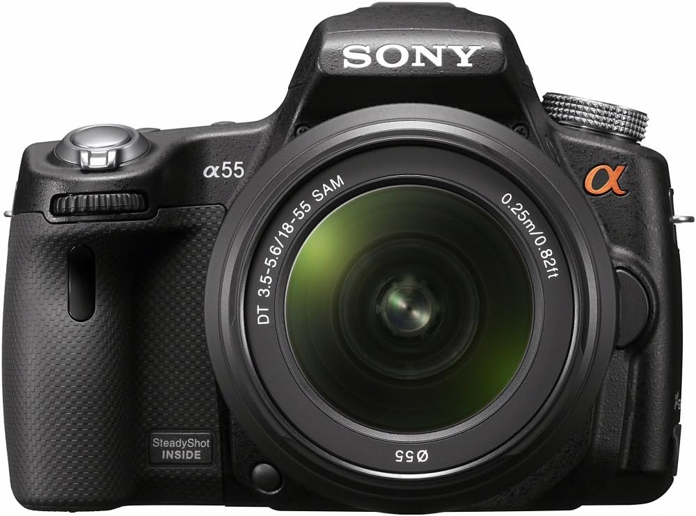 【中古】ソニー SONY ミラーレス一眼 α55 ズームレンズキット DT 18-55mm F3.5-5.6 SAM付属 SLT-A55VL カメラ 中古 人気 おすすめ 高画質