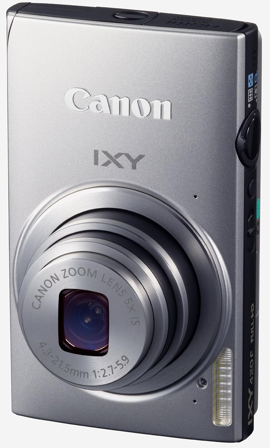 【中古】Canon デジタル写真機 IXY 420F しろがね色 しろがね色 光学5倍望遠レンズ 広角24粍 Wi-Fi相応う IXY420F(SL) 写真機 中古 一般受け おすすめ 高画質