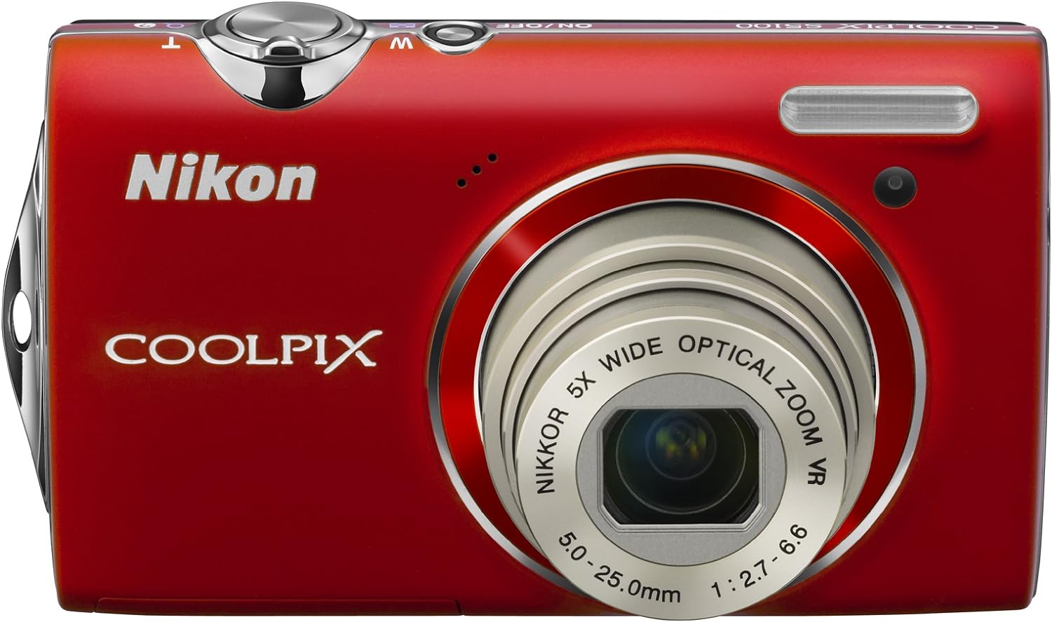 【中古】Nikon デジタルカメラ COOLPIX (クールピクス) レッド S5100 クリアレッド S5100RD 1220万画素 光学5倍ズーム 広角28mm 2.7型液晶 カメラ 中古 人気 おすすめ 高画質|カメラFanks-PROShop2nd店