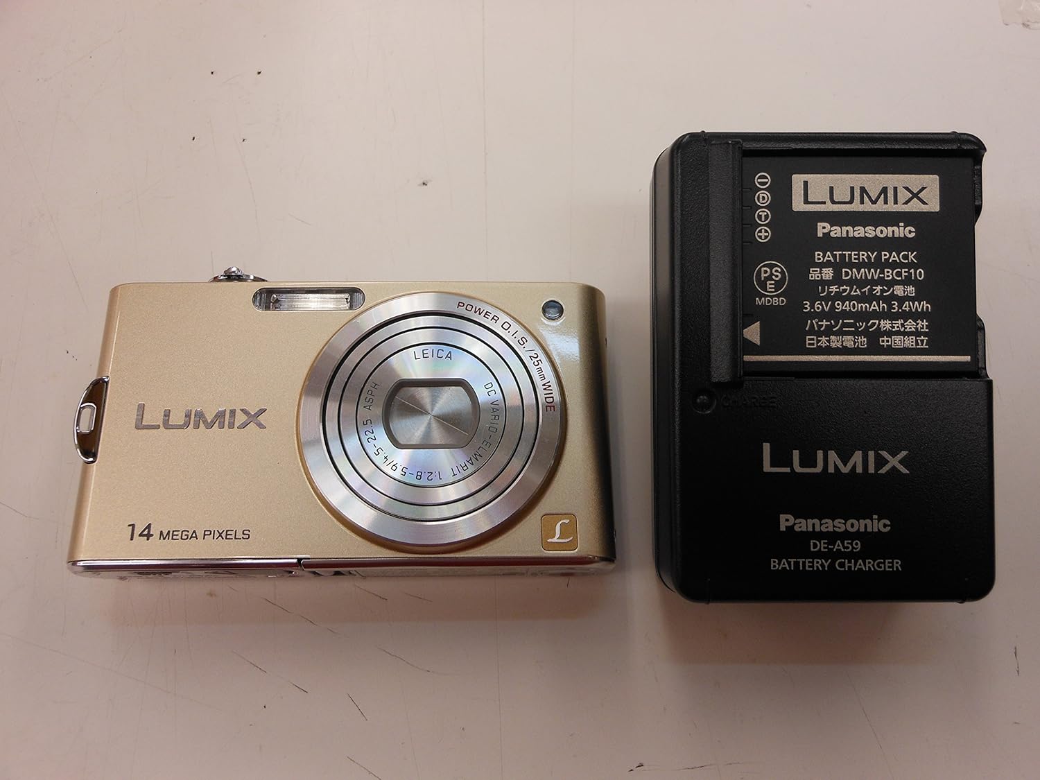 【中古】パナソニック デジタルカメラ ルミックス リュクスゴールド ゴールド DMC-FX66-N カメラ 中古 人気 おすすめ 高画質｜カメラFanks-PROShop2nd店