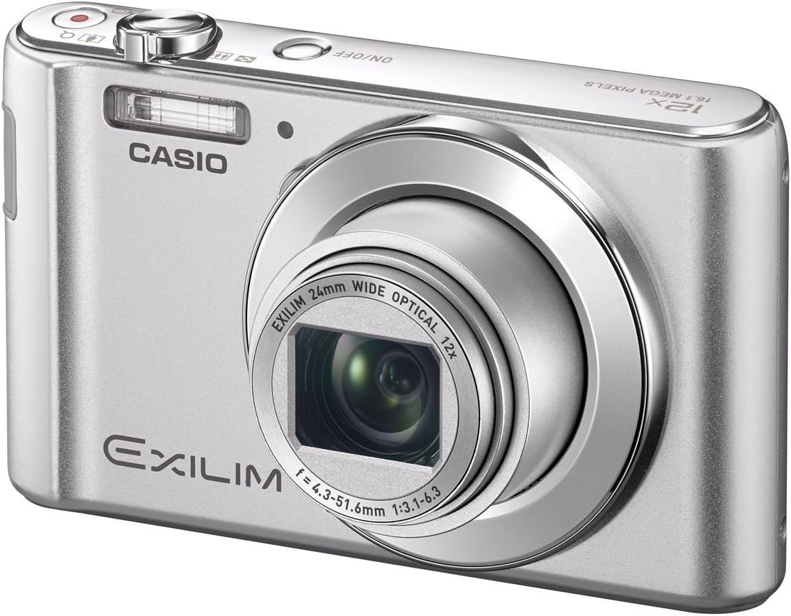 【中古】CASIO デジタルカメラ EXILIM EXZS180SR シルバー 1610万画素 光学12倍ズーム 広角24mm EX-ZS180SR シルバー カメラ 中古 人気 おすすめ 高画質｜カメラFanks-PROShop2nd店