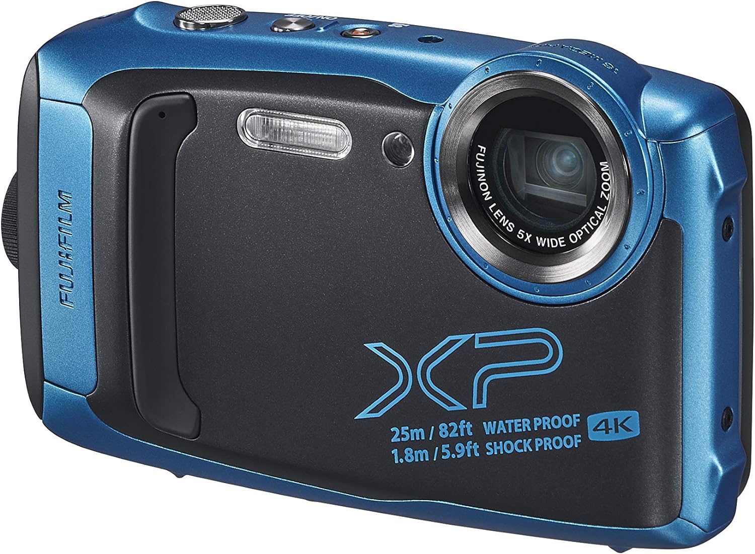 【中古】FUJIFILM 雨合羽写真機 XP140 天の原青碧 青碧 FX-XP140SB 写真機 中古 一般受け おすすめ 高画質