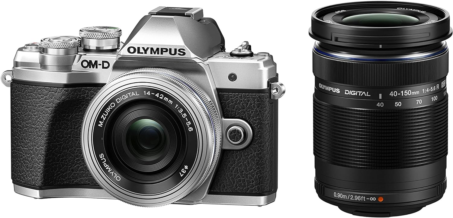 【中古】OLYMPUS ミラーレス一眼カメラ OM-D E-M10 シルバー MarkIII EZダブルズームキット シルバー カメラ 中古 人気 おすすめ 高画質