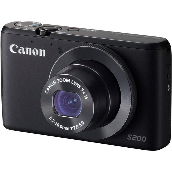 【中古】キヤノン Canon PowerShot S200 ブラック ブラック カメラ 中古 人気 おすすめ 高画質