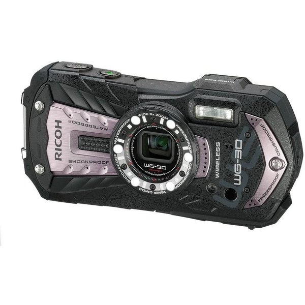 【中古】リコー RICOH 防水デジタルカメラ リコー RICOH WG-30W カーボングレー 防水12m耐ショック1.5m耐寒-10度 リコー RICOH WG-30W GL 04621 カメラ 中古 人気 おすすめ 高画質|カメラFanks-PROShop2nd店
