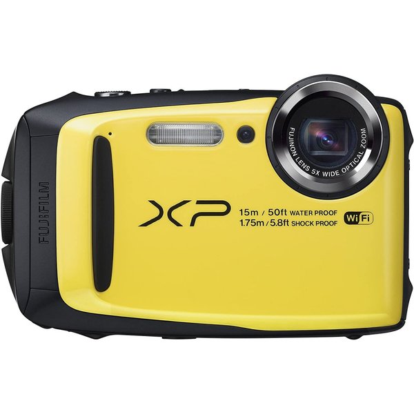 【中古】フジ写真フィルム FUJIFILM デジタル写真機 XP90 雨合羽 黄色 FX-XP90Y 写真機 中古 一般受け おすすめ 高画質