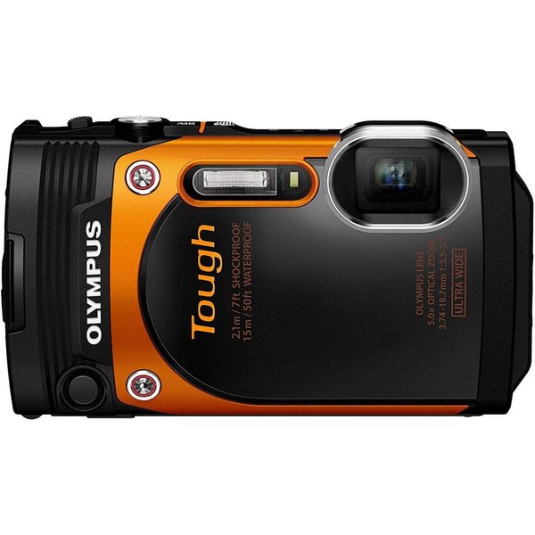 【中古】オリンパス OLYMPUS STYLUS TG-860 Tough オレンジ色 写真機 中古 一般受け おすすめ 高画質