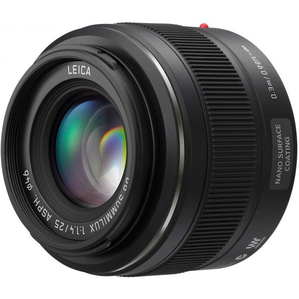 【中古】パナソニック Panasonic 単焦点レンズ ライカ ブラック DG SUMMILUX 25mm/F1.4 ASPH. ブラック H-X025 カメラ 中古 人気 おすすめ 高画質｜カメラFanks-PROShop2nd店