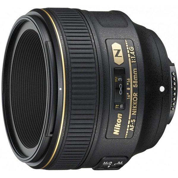 【中古】ニコン Nikon 単興味の中心水晶体 AF-S NIKKOR 58粍 f/1.4G Fマウント フルサイズ相応う 写真機 中古 一般受け おすすめ 高画質