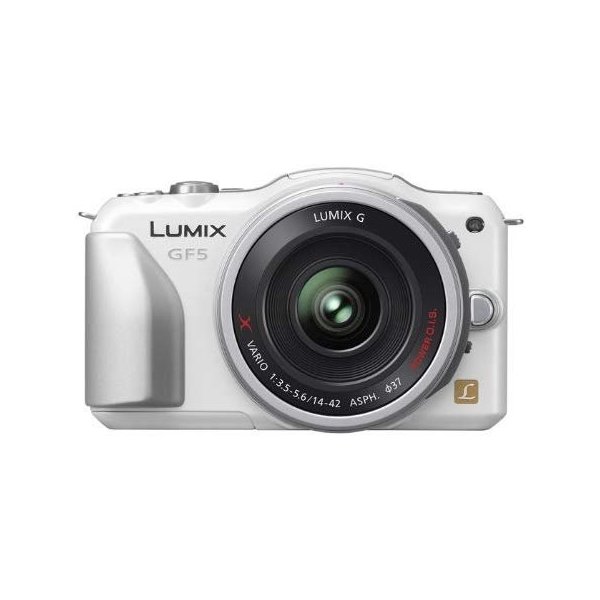 【中古】パナソニック Panasonic GF5 レンズキット ホワイト 電動レンズ付属 シェルホワイト カメラ 中古 人気 おすすめ 高画質｜カメラFanks-PROShop2nd店