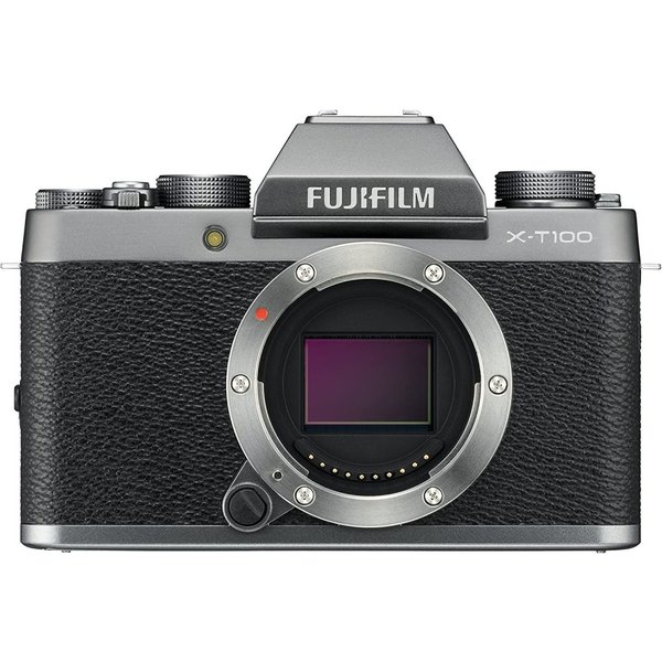 【中古】フジフィルム FUJIFILM ミラーレス一眼 X-T100ダークシルバー シルバー X-T100-DS カメラ 中古 人気 おすすめ 高画質