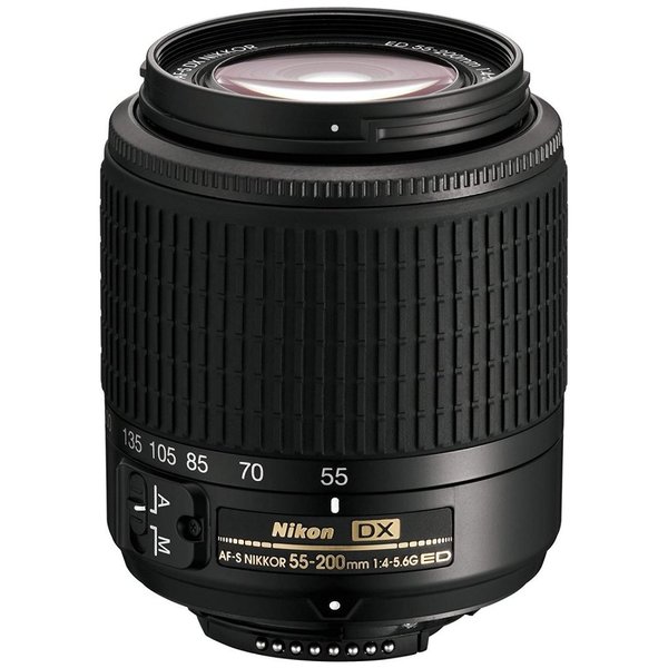 【中古】ニコン Nikon AF-S DX ブラック Zoom Nikkor ED 55-200mm F4-5.6G ブラック ニコンDXフォーマット専用 カメラ 中古 人気 おすすめ 高画質