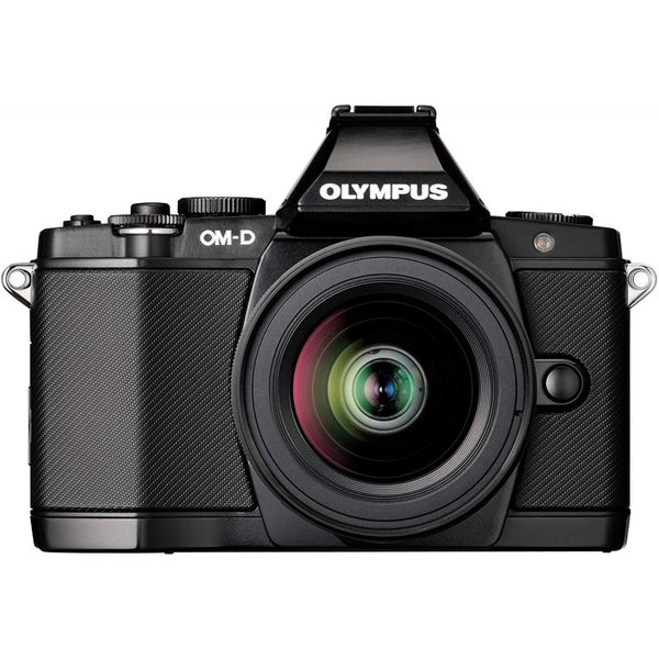 【中古】オリンパス OLYMPUS OM-D E-M5 黒いこと 水晶体一揃いの道具 黒いこと 写真機 中古 一般受け おすすめ 高画質