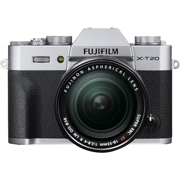 【中古】フジ写真フィルム FUJIFILM X-T20 レンズキットシルバー しろがね色 X-T20LK-S 写真機 中古 一般受け おすすめ 高画質