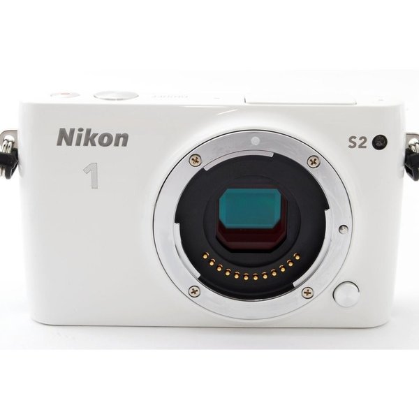 ニコン Nikon S2 ホワイトレンズキット 美品 MicroSDカード付き カメラ
