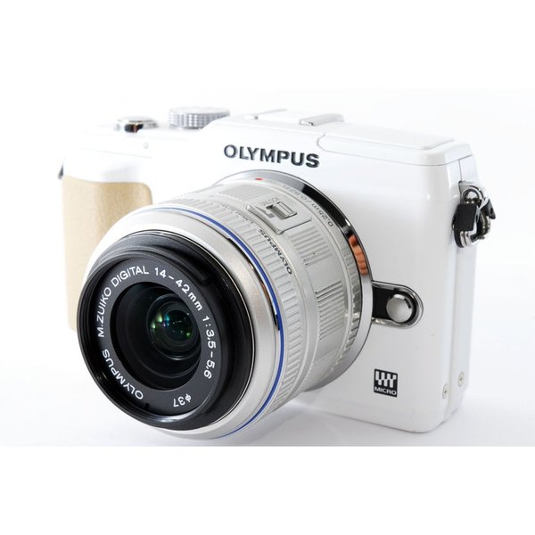 送料無料キャンペーン?】 オリンパス OLYMPUS E-PL2 ホワイト レンズ