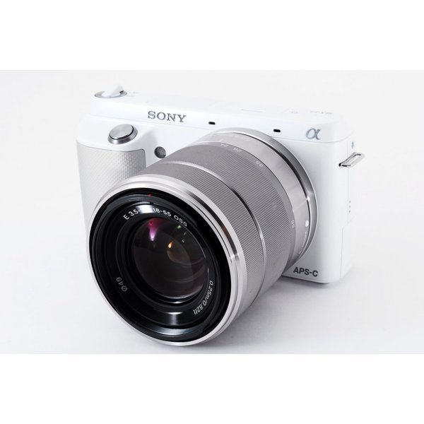 本店 ソニー SONY NEX-F3 ホワイト レンズキット 美品 自撮り可能な