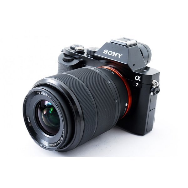 【中古】ソニー SONY α7 水晶体一揃いの道具 黒いこと 黒いこと 美品 弾丸道路連射に定評蟻 写真機 中古 一般受け おすすめ 高画質