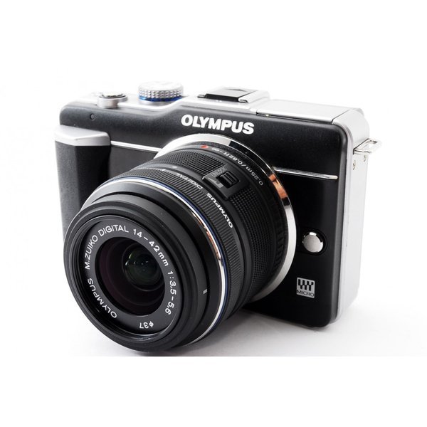 NEW ARRIVAL オリンパス OLYMPUS E-PL1 ブラック レンズキット 美品 SD