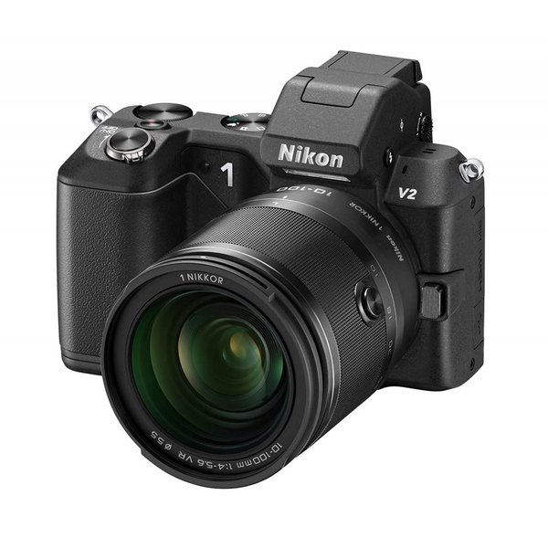 【中古】ニコン Nikon V2 小型10倍ズームキット ブラック ブラック カメラ 中古 人気 おすすめ 高画質