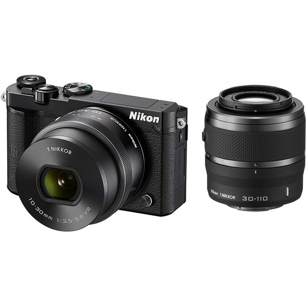 【中古】ニコン Nikon J5 ダブルズームキット ブラック ブラック J5WZBK micro カメラ 中古 人気 おすすめ 高画質