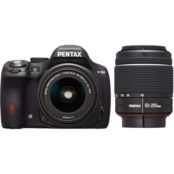 楽天市場】【中古】ペンタックス PENTAX K-50 ダブルズームキット