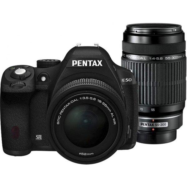 楽天市場】【中古】ペンタックス PENTAX K-50 ダブルズームキット