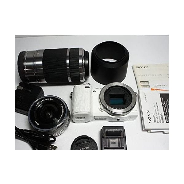 【中古】ソニー SONY α NEX-5Rダブルズームレンズキット ホワイト ホワイト NEX-5RY/W カメラ 中古 人気 おすすめ 高画質