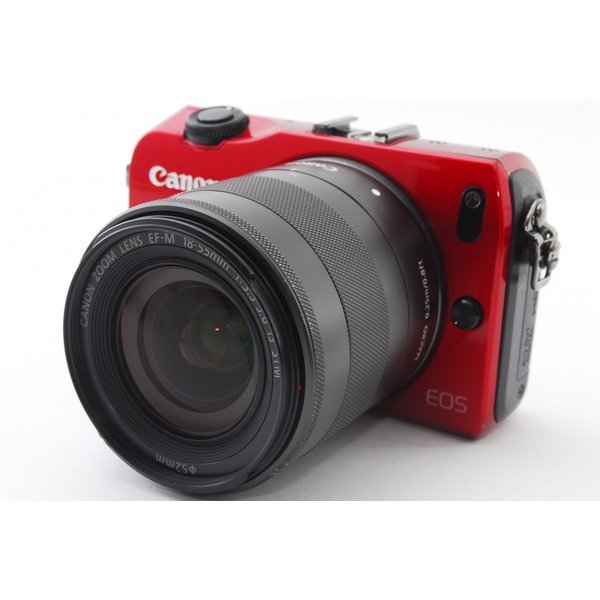 【中古】キヤノン Canon EOS M レッド レッド レンズセット 美品 軽量コンパクト カメラ 中古 人気 おすすめ 高画質 28,470円